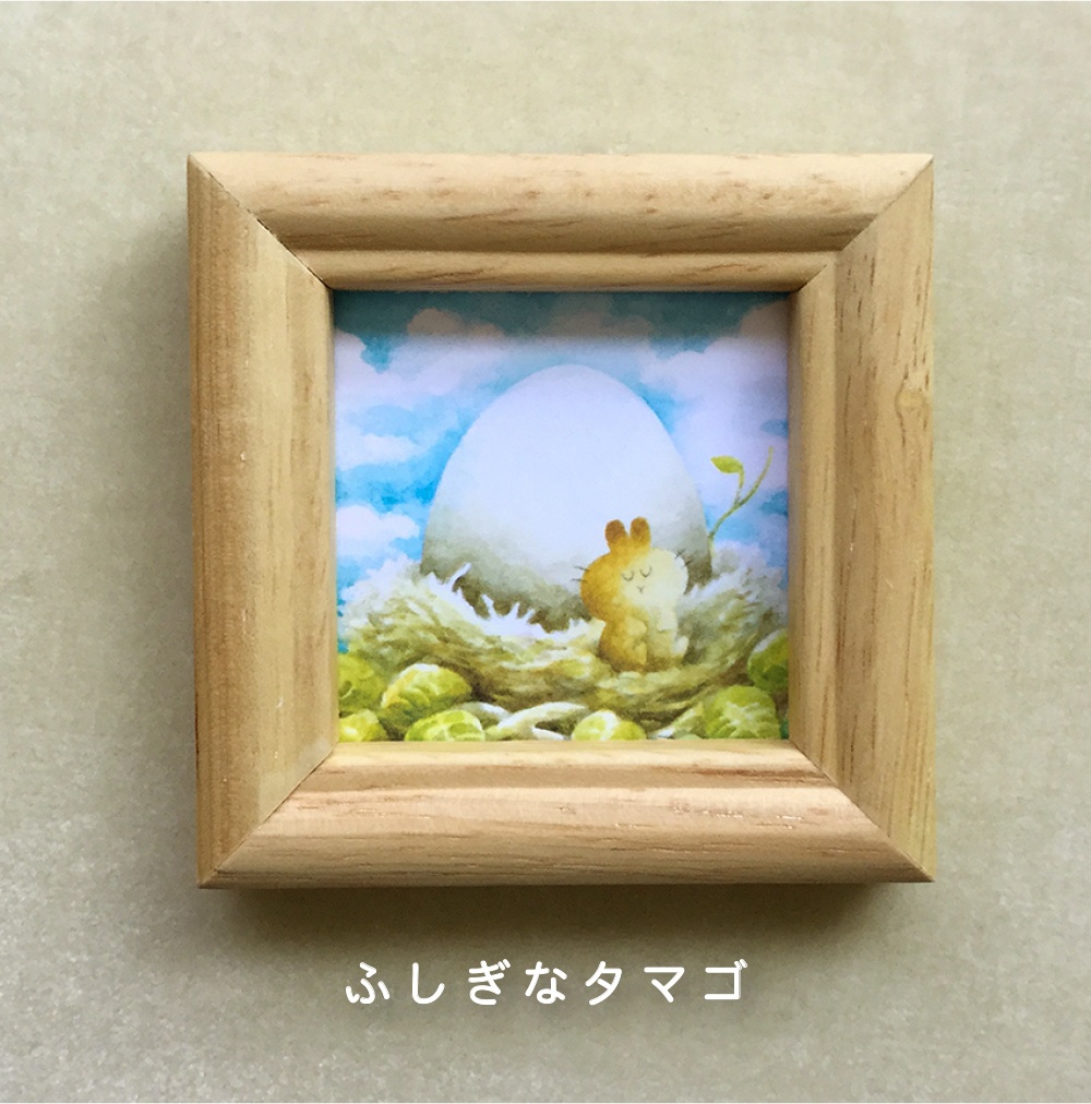 複製ミニ額うさらん(ましかく・03)