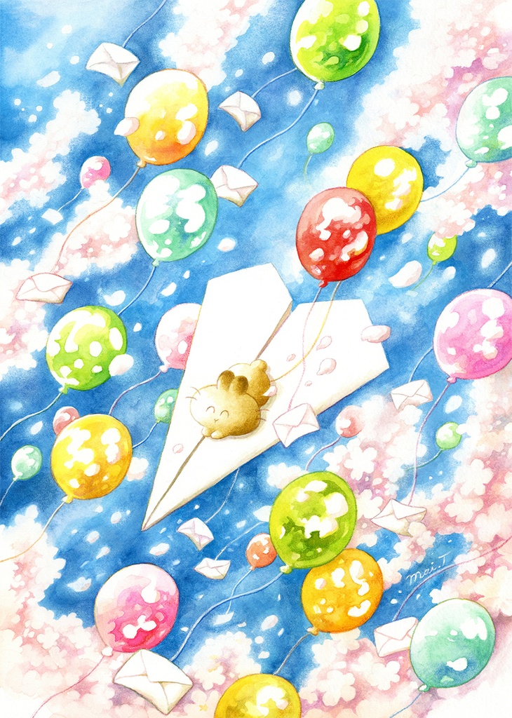 【原画】春風が想いを運ぶ