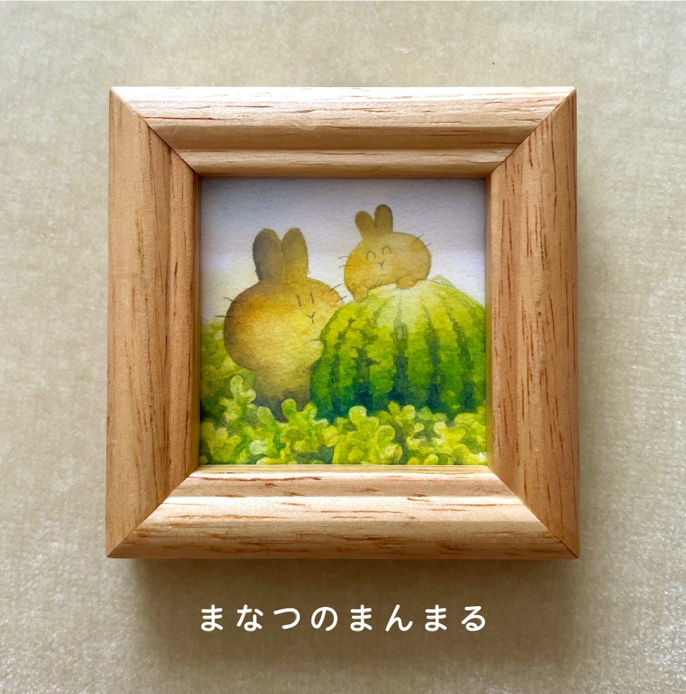 複製ミニ額うさらん(ましかく・02)