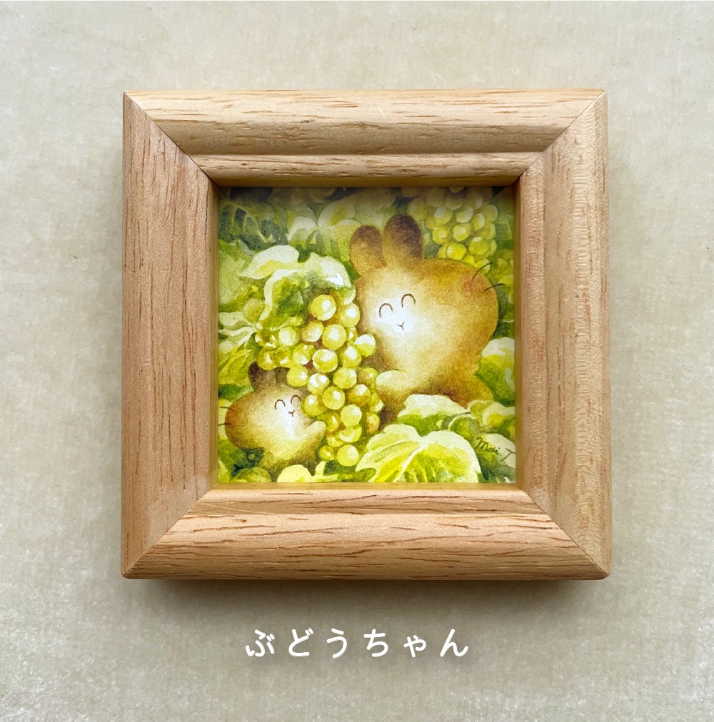 複製ミニ額うさらん(ましかく・02)