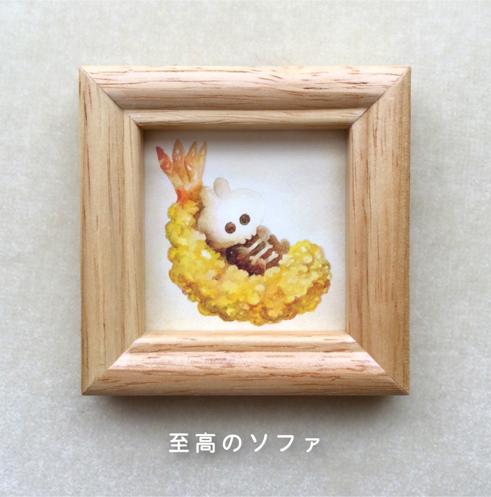 複製ミニ額うさらん(ましかく・02)