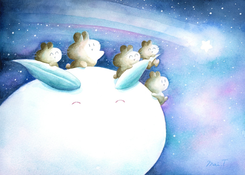 【原画】一緒に星を見られてうれしいね