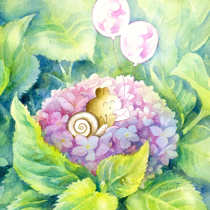 【原画】梅雨の便り