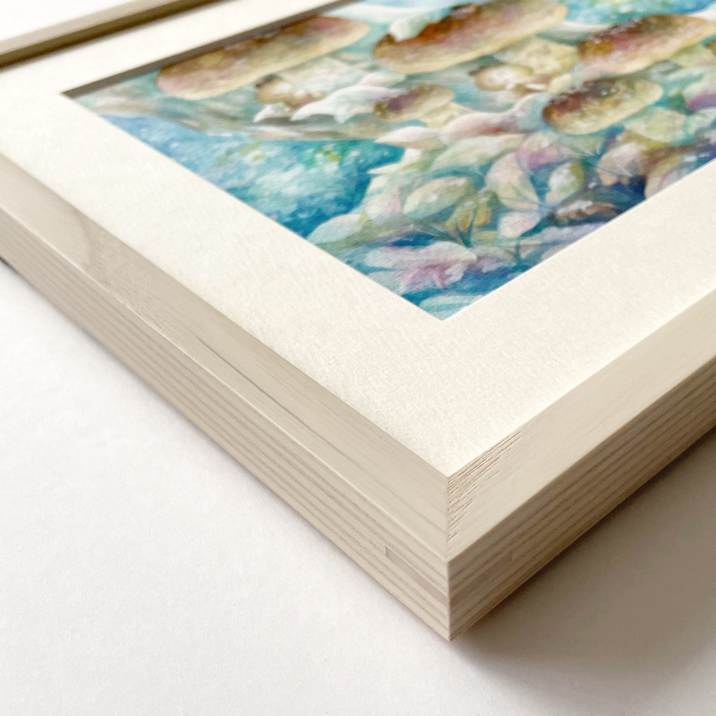 【原画】しいたけの雪やどり