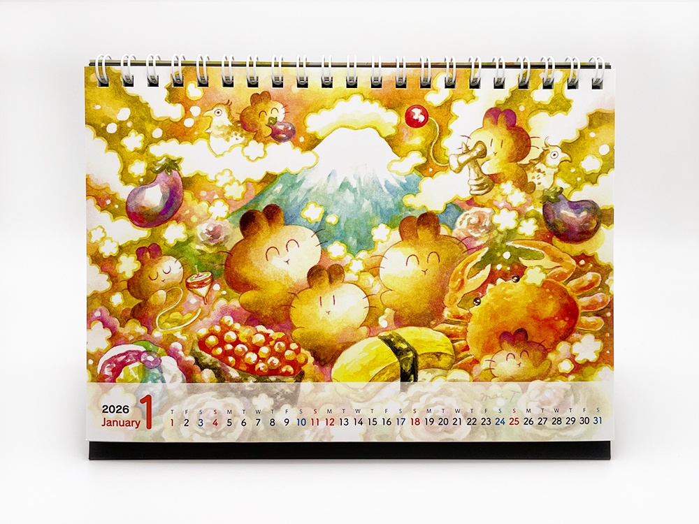 【新作】2026年 卓上カレンダー