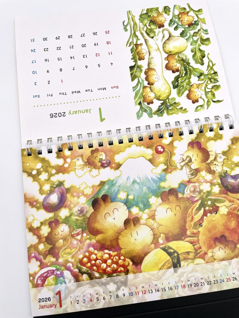 【新作】2026年 卓上カレンダー