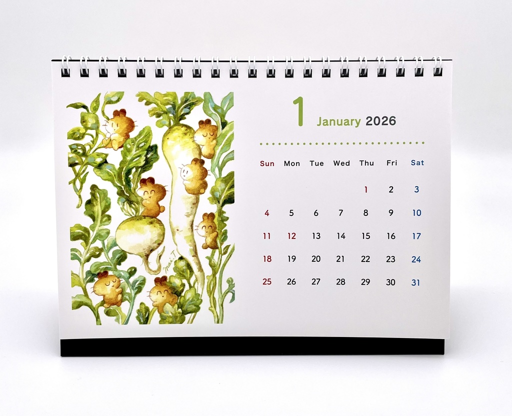 【新作】2026年 卓上カレンダー