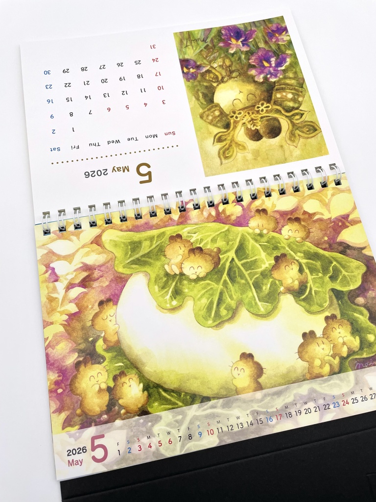 【新作】2026年 卓上カレンダー
