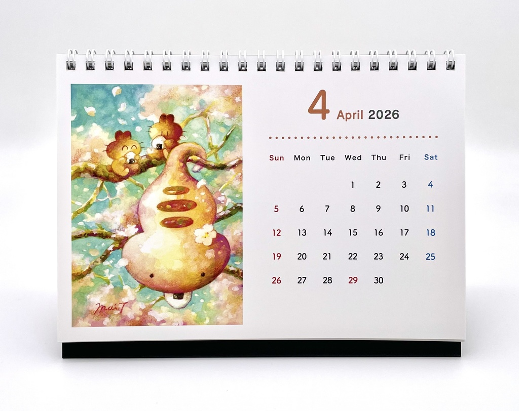 【新作】2026年 卓上カレンダー
