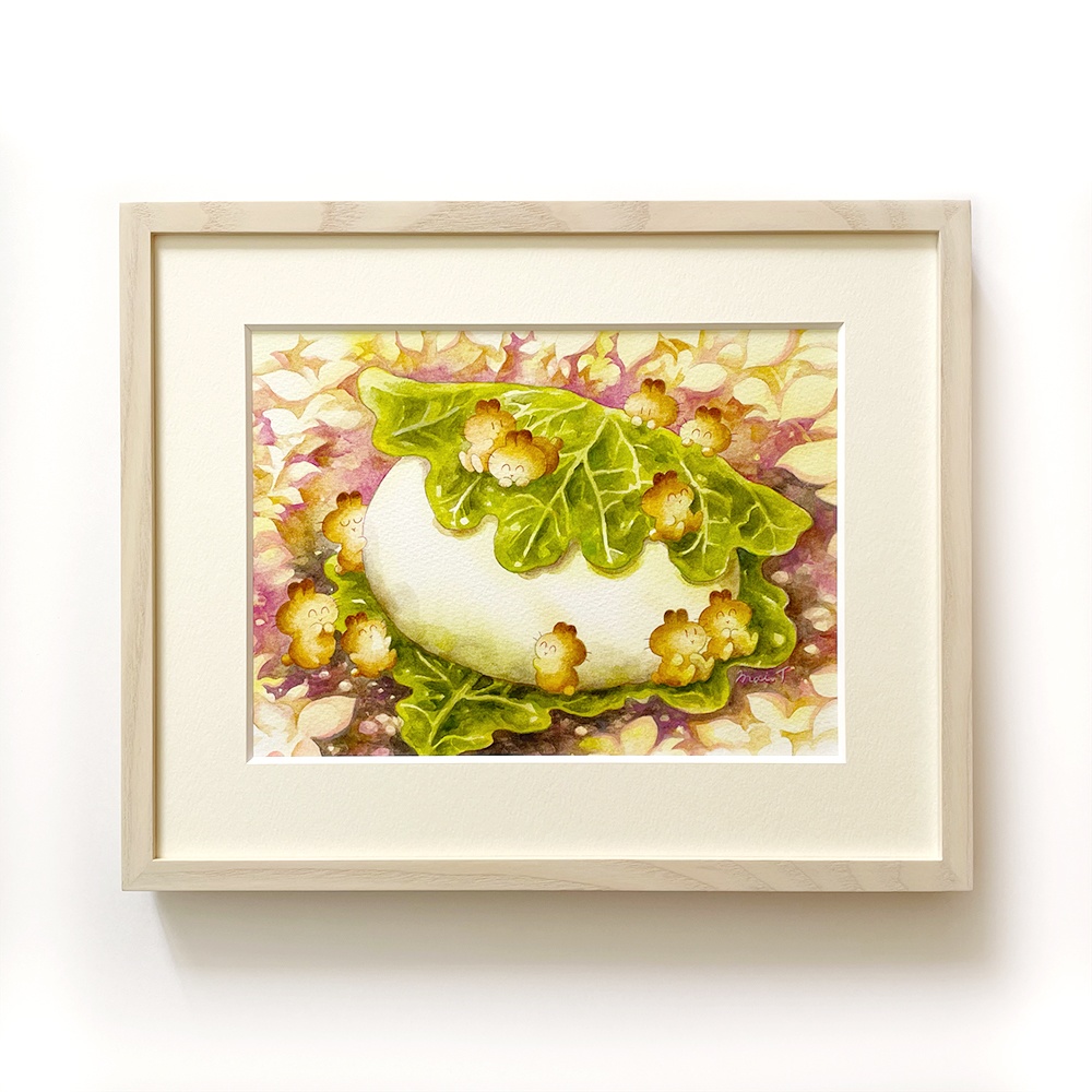 【原画・新作】とてもおおきな かしわもち