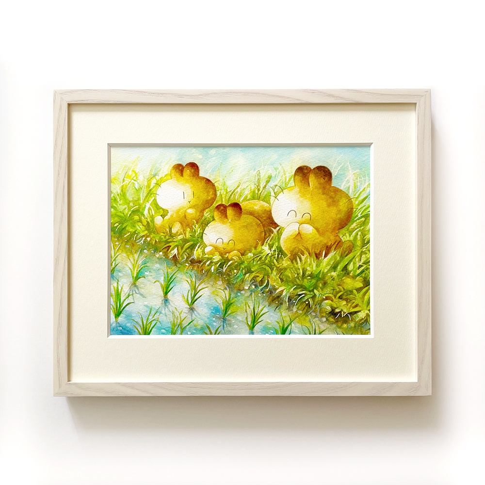 【原画・新作】田植えの季節