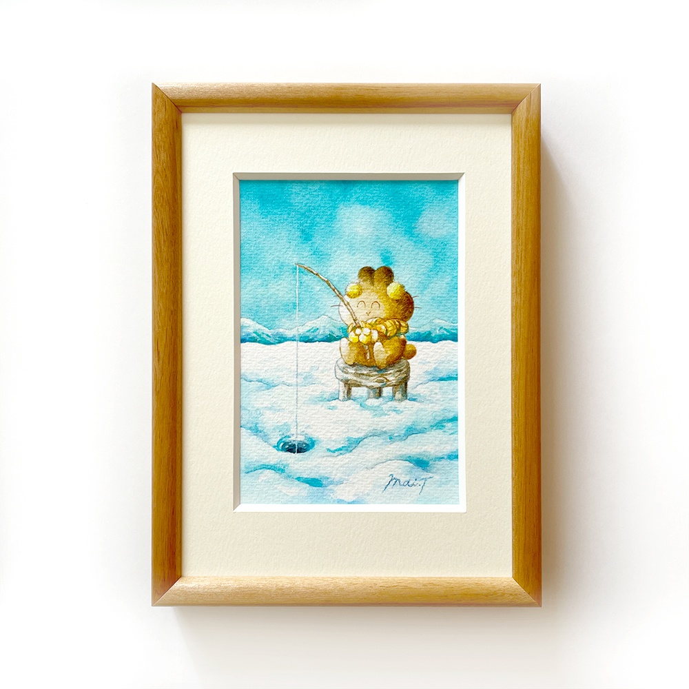 【原画・新作】ゆったり冬釣り