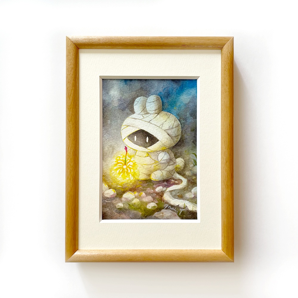 【原画・新作】ほのかなお花が咲いた