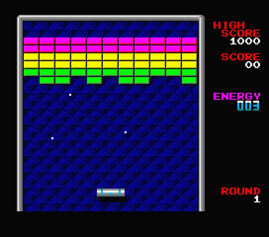 MSXturboR用ブロックくずし「BASIC BLOCK BREAKER 2」