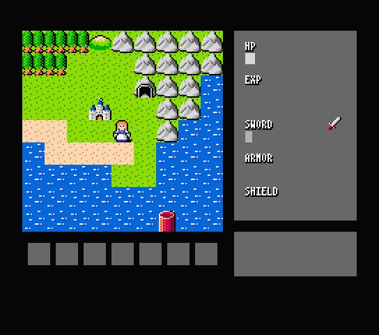 MSX2/MSX2+/MSXturboR対応アクションRPG「ウォーロックの塔」
