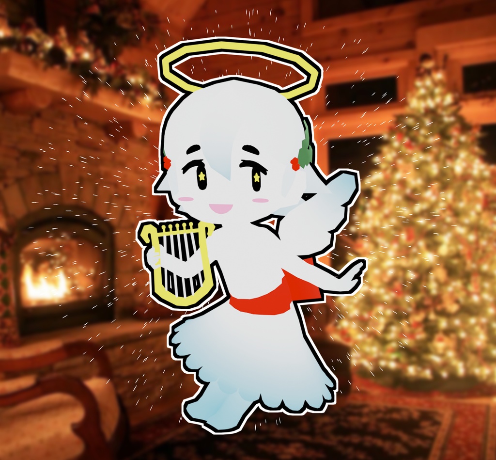 Christmas angel Vrchat ( PC / Quest )