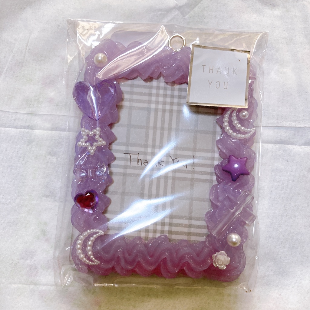 硬質カードケース　ホイップデコ　紫２