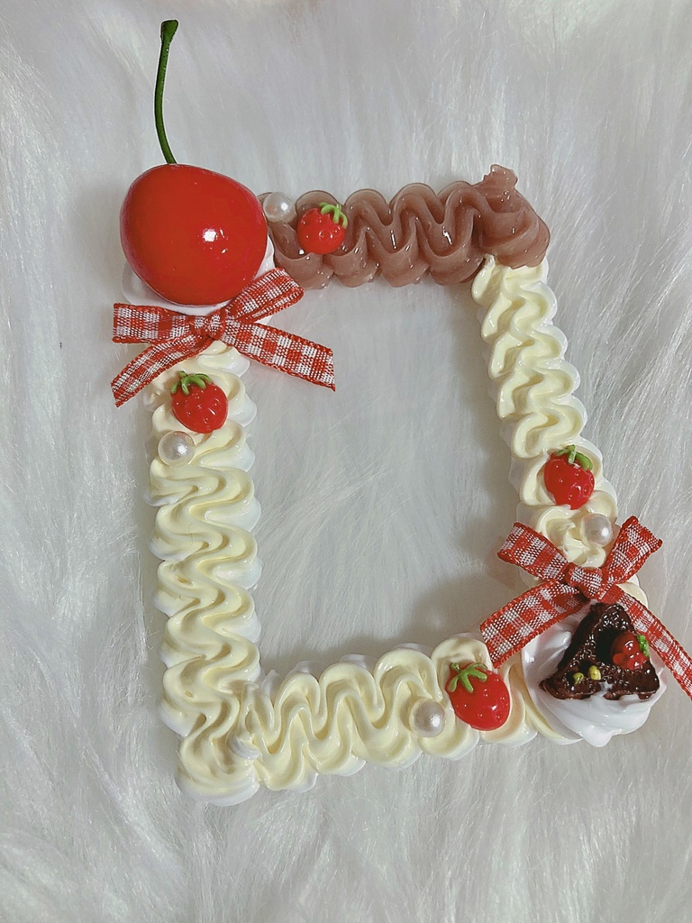 【B8】ホイップデコ　リボン・アラモード