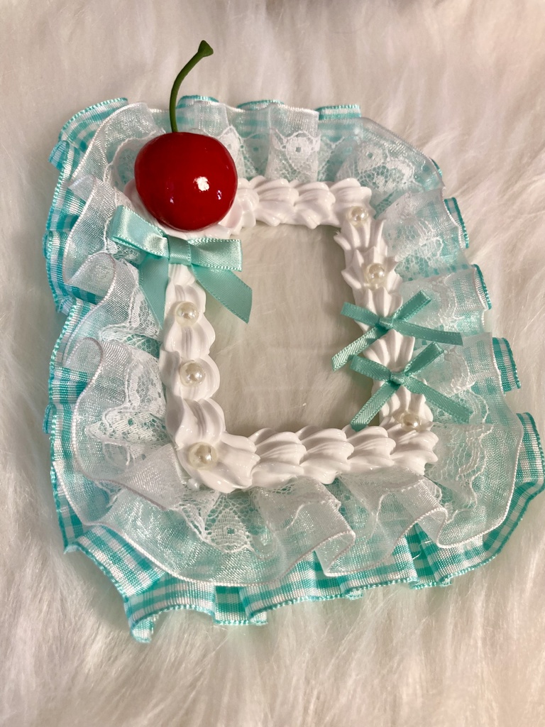 ホイップデコ　ギンガムくりーむソーダ