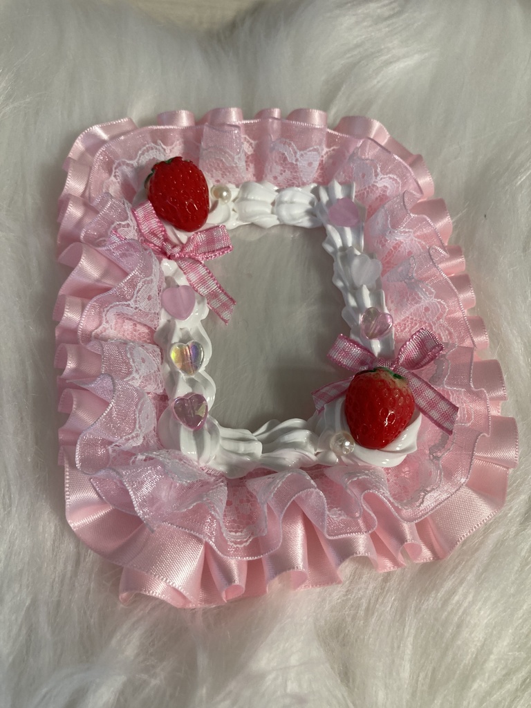 ホイップデコ　ギンガムいちごショートケーキ