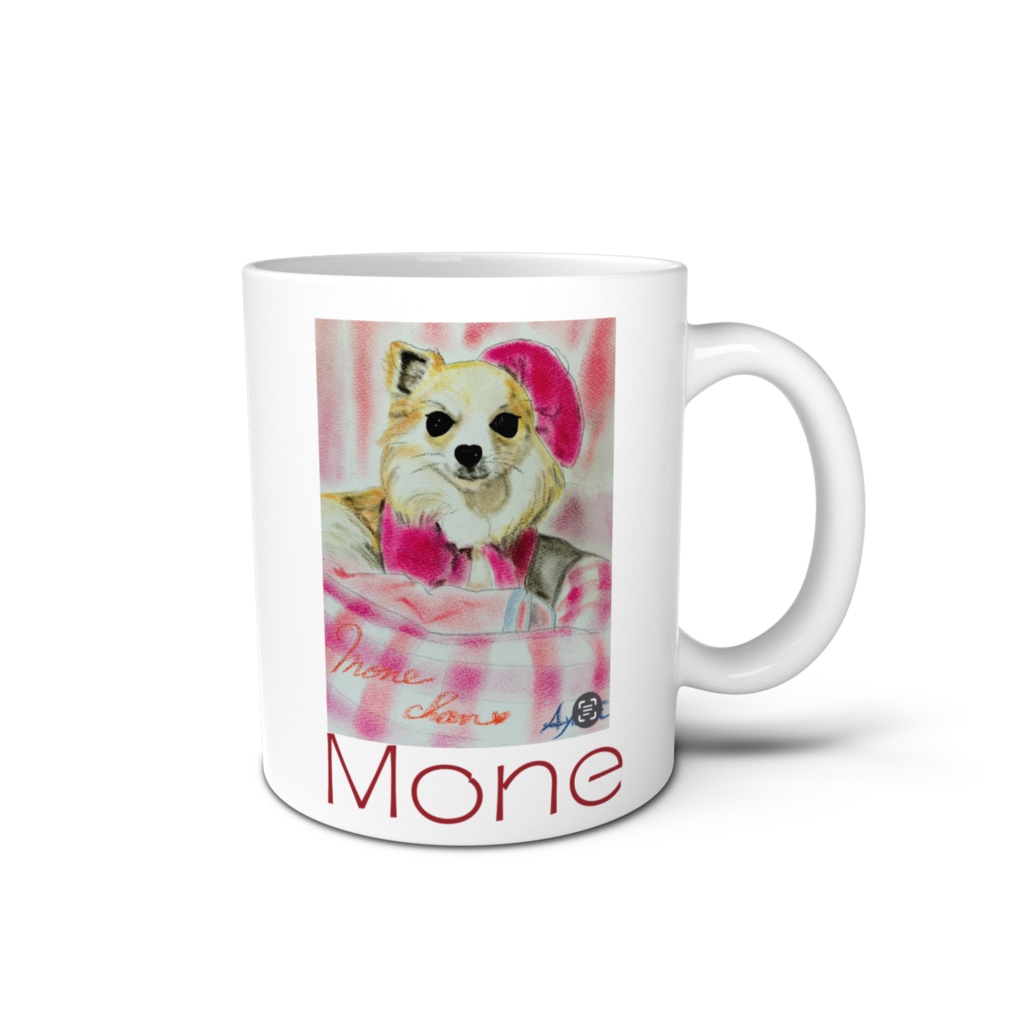チワワのモネちゃん、パステルマグカップ