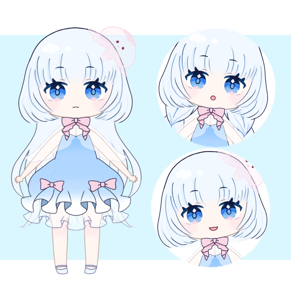【汎用モデル】くらげちゃん【VTS対応】