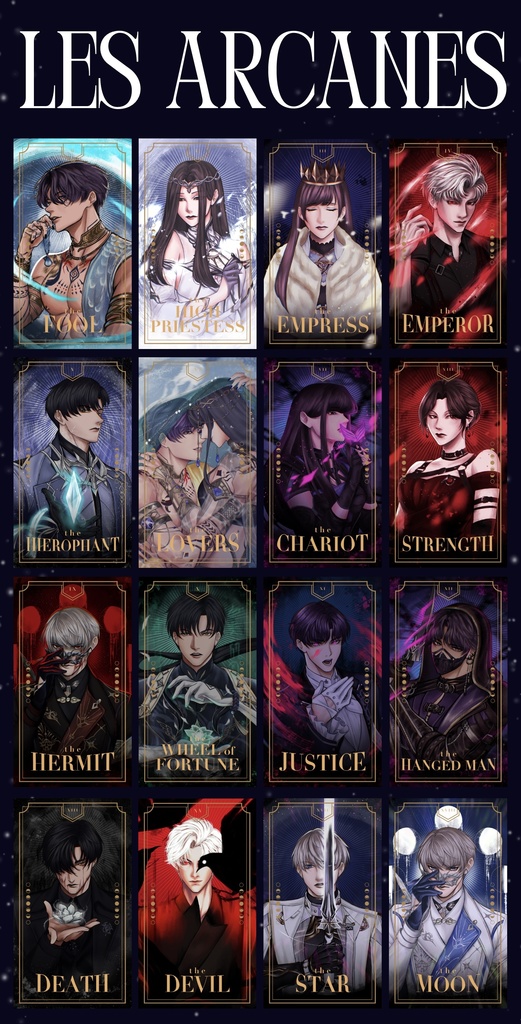 LES ARCANES 恋と深空タロットカード