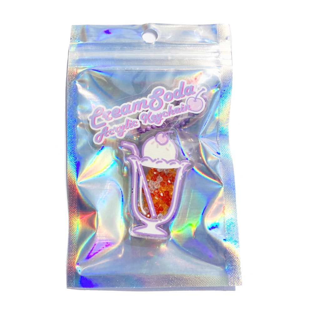 クリームソーダシャカシャカキーホルダー