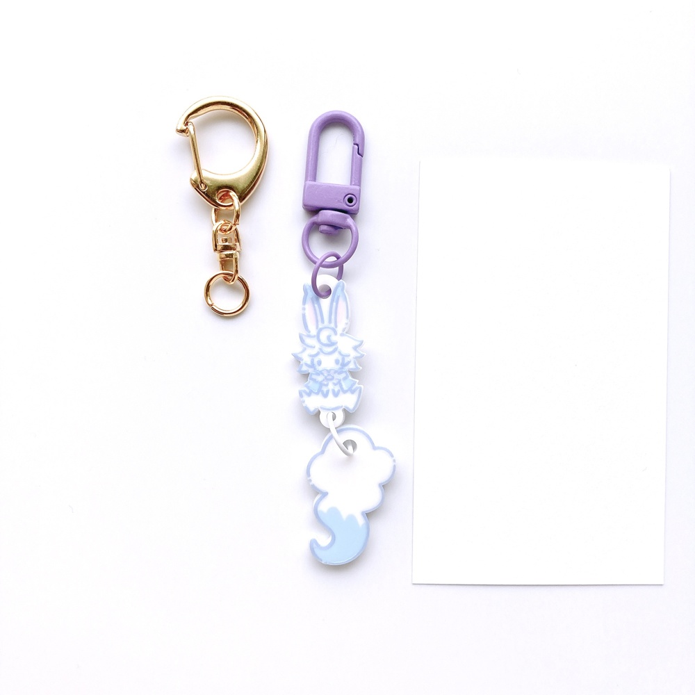 ファンシーフォウくんキーホルダー&おやすみキーホルダー