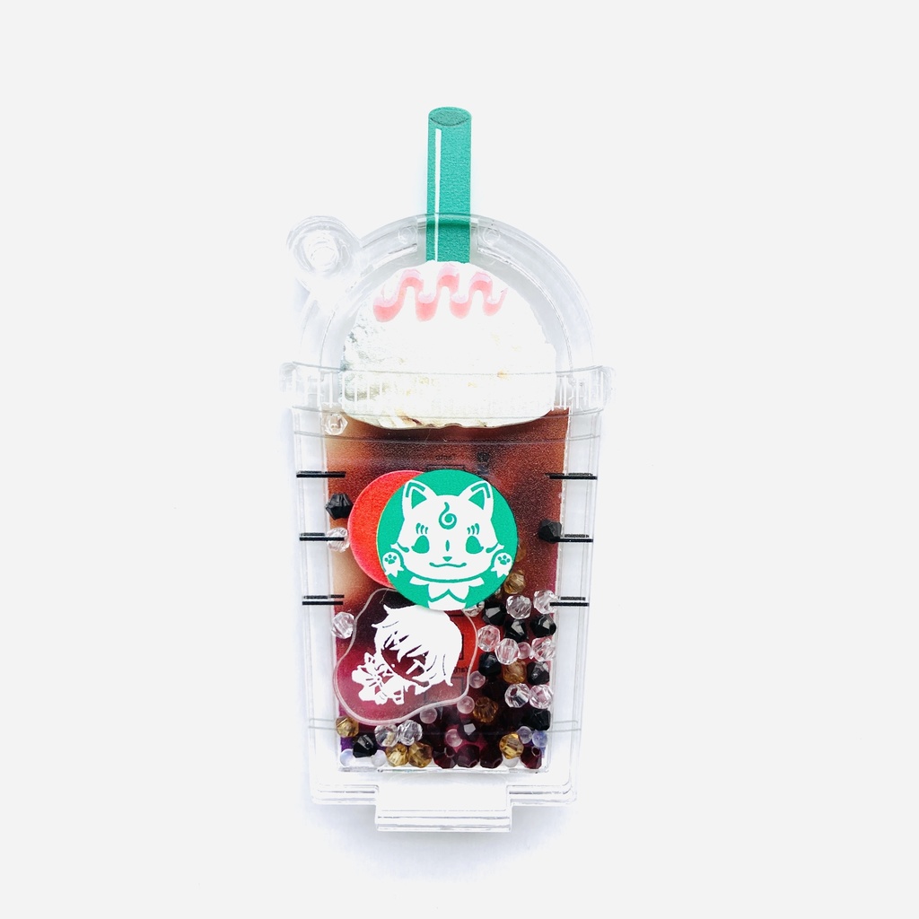 こんのすけコーヒー シャカシャカアクリルスタンド
