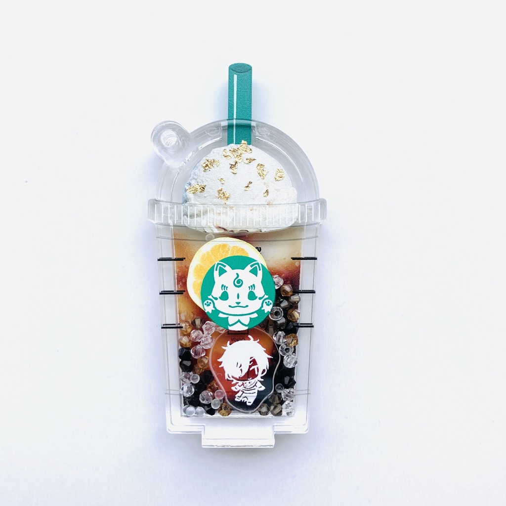 こんのすけコーヒー シャカシャカアクリルスタンド