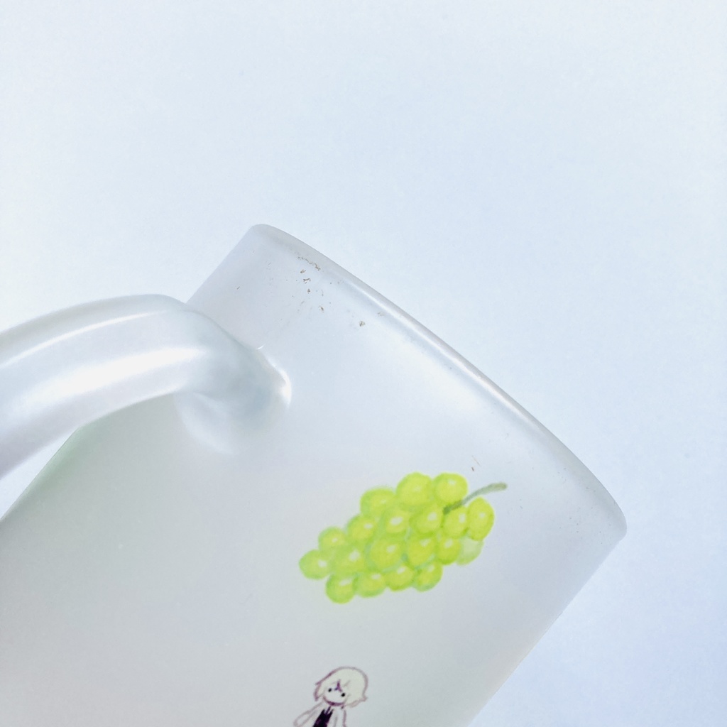 【1会計マグ・タンブラー2個まで】フルーツ源氏ガラスマグカップ<B級品>