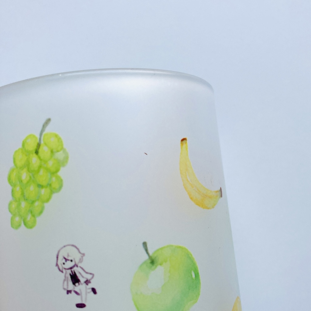 【1会計マグ・タンブラー2個まで】フルーツ源氏ガラスマグカップ<B級品>