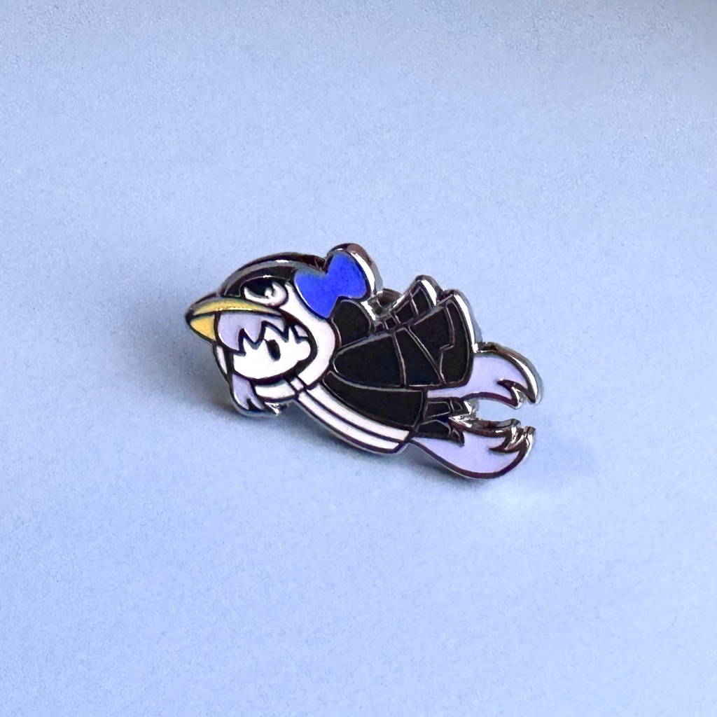 メルトリリス　どこでもすいすいピンバッジ