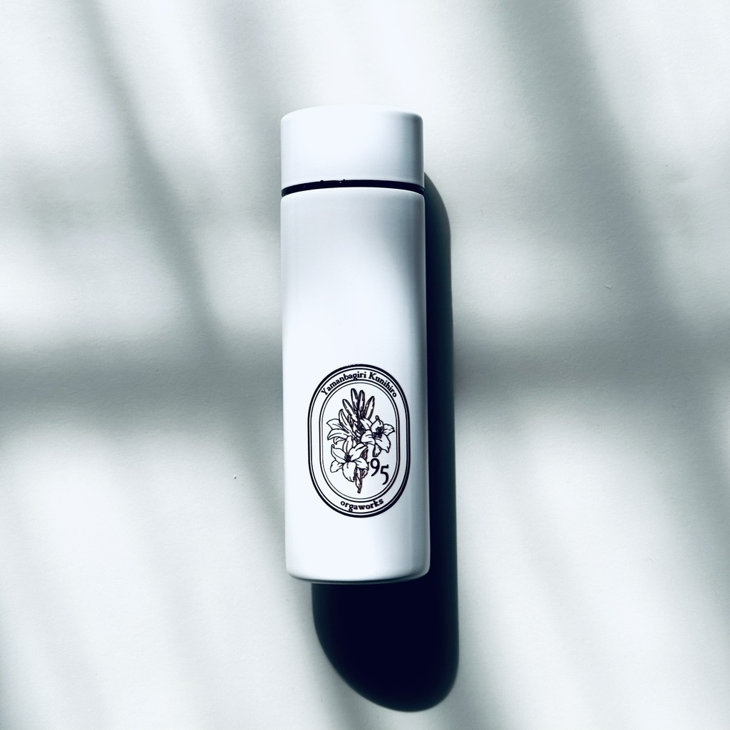 ロゴ風ミニ水筒&ブラックタンブラー