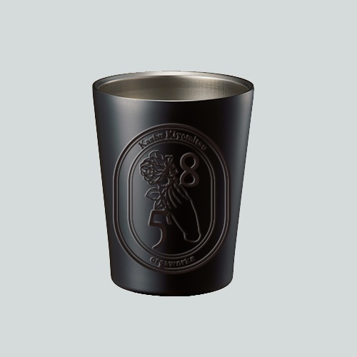 ロゴ風ミニ水筒&ブラックタンブラー