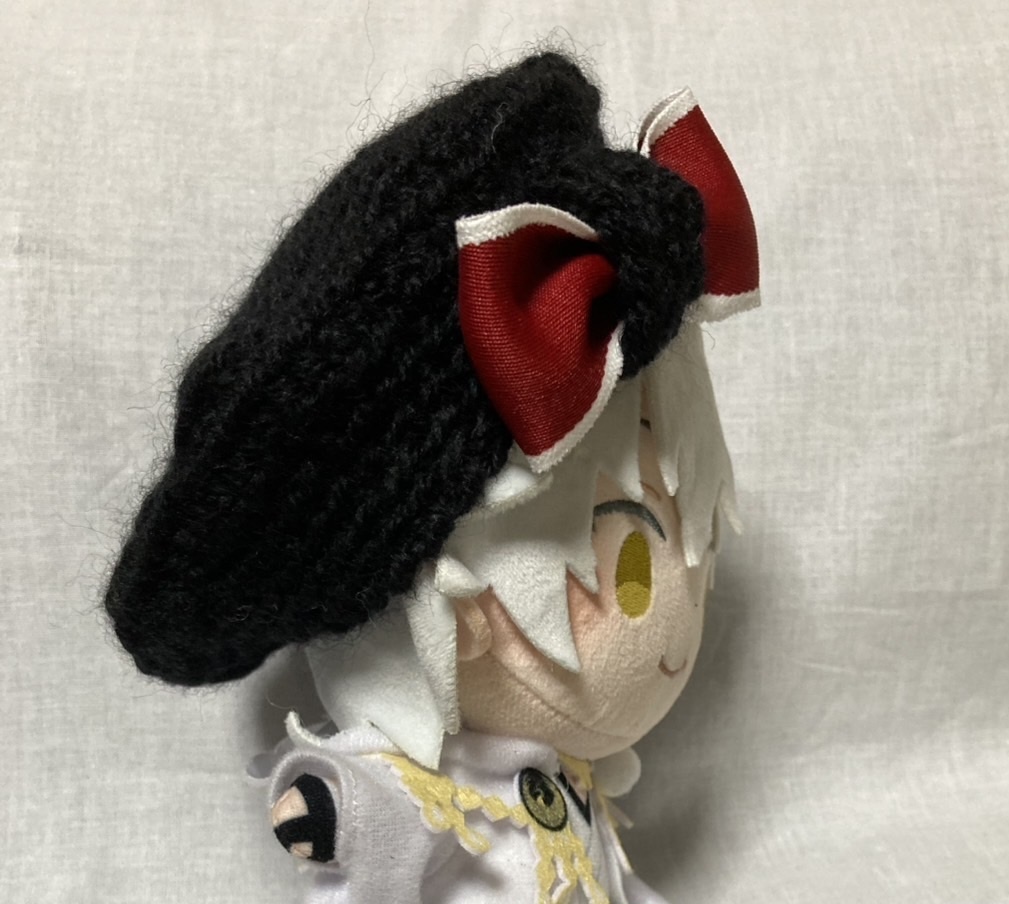 ニットの帽子(リボン)