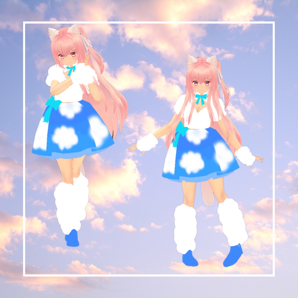 【3D】そらいろドレスセット