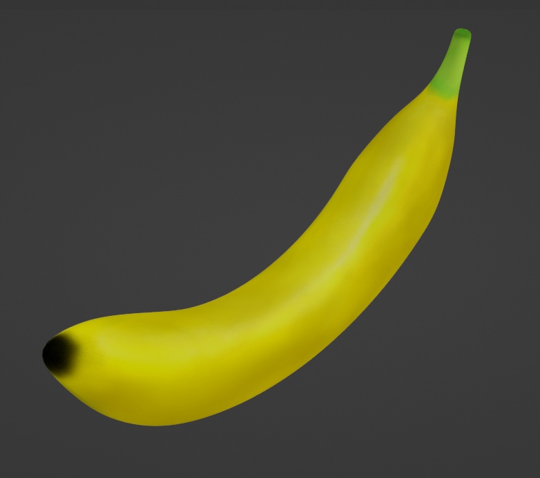 バナナ（Blenderデータ）