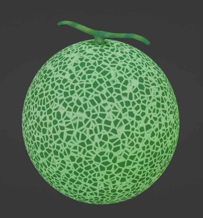 メロン（Blenderデータ）