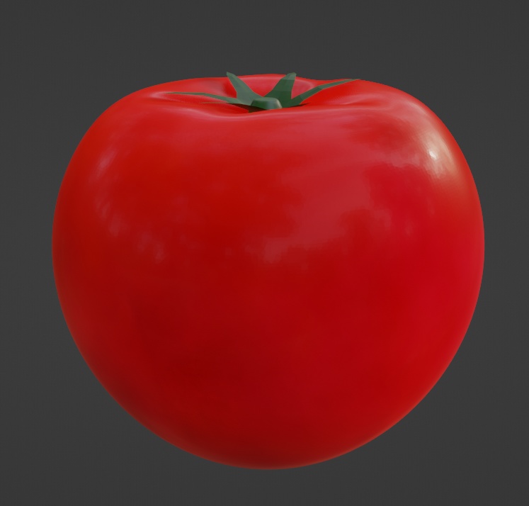 トマト（Blenderデータ）