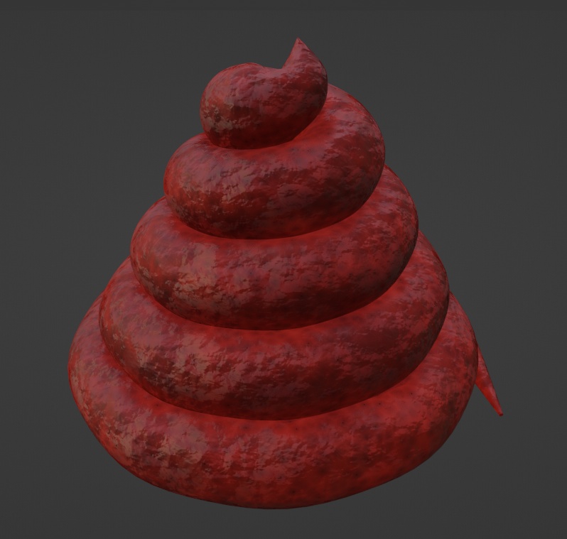 うんこ（Blenderデータ）