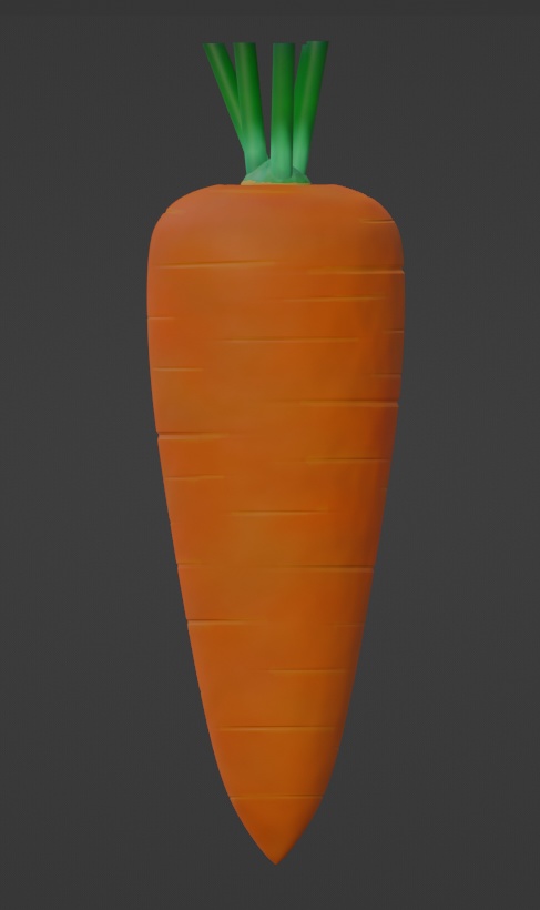 にんじん（Blenderデータ）