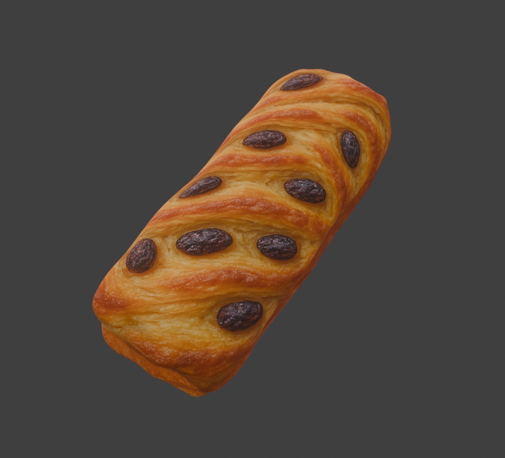 デニッシュパン その１（Blenderデータ）
