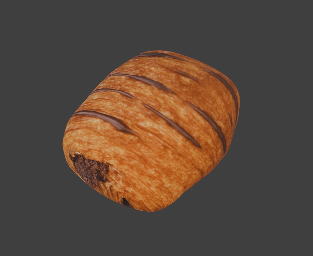 デニッシュパン その４（Blenderデータ）