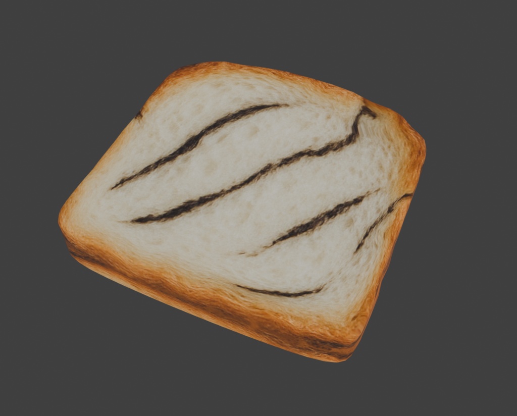 デニッシュパン その７（Blenderデータ）