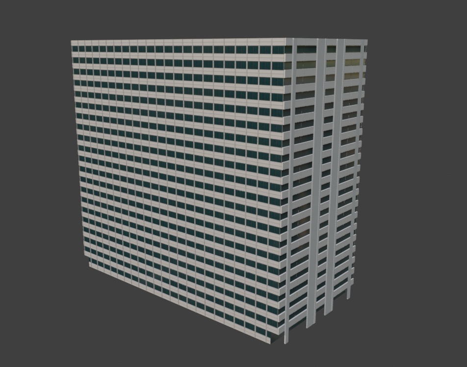 ビル01（Blenderデータ）