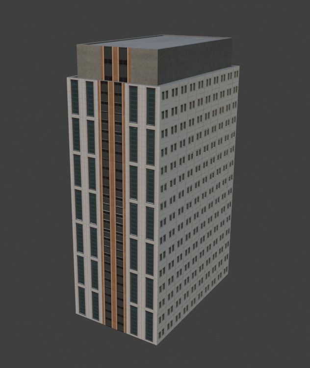 ビル02（Blenderデータ）