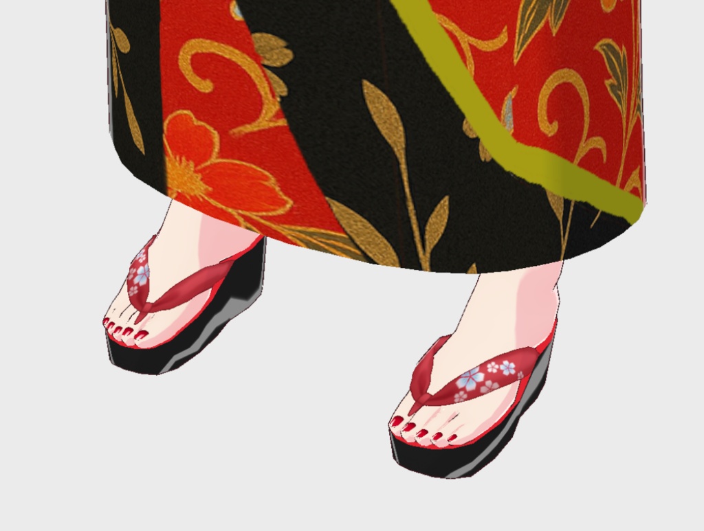 花魁の衣装(VRoid衣装)