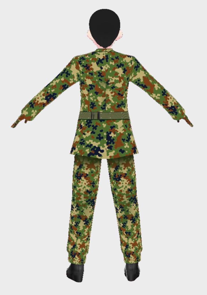 陸上自衛隊制服(迷彩服)(非公式/コスチューム)(VRoid衣装)